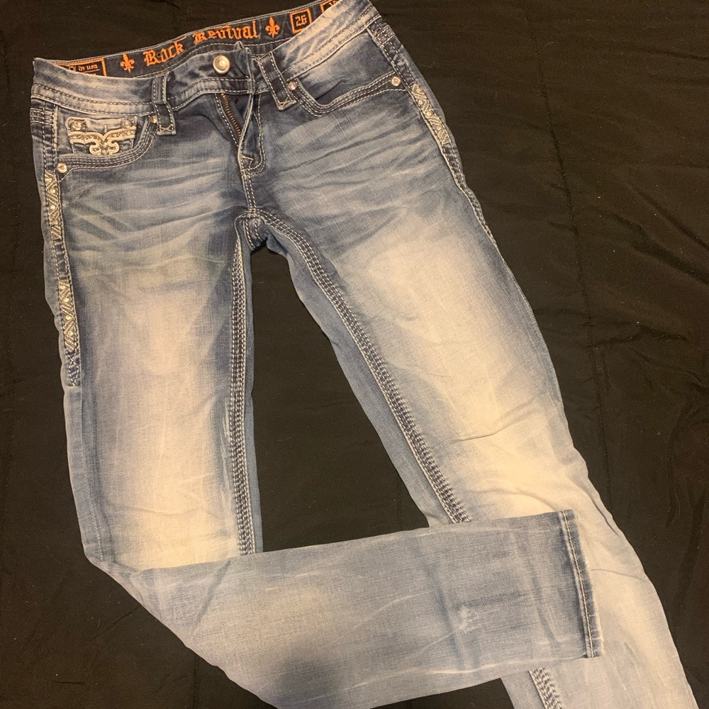 Rock Revival Vivian Cuffed Skinny